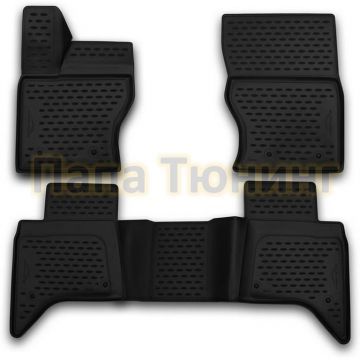 Коврики 3D в салон полиуретан 4 штуки Autofamily для Land Rover Range Rover 2015-2019