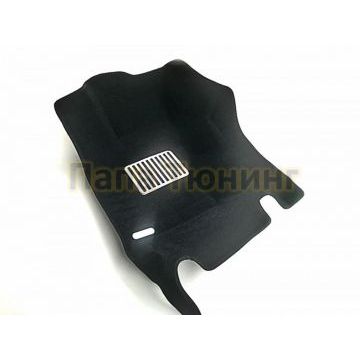 Коврики текстильные 5D Euromat чёрные с высоким бортом Original для Land Rover Range Rover Vogue 2014-2019