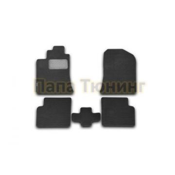 Коврики в салон текстиль 5 штук Autofamily для Lifan Solano 620 2010-2016