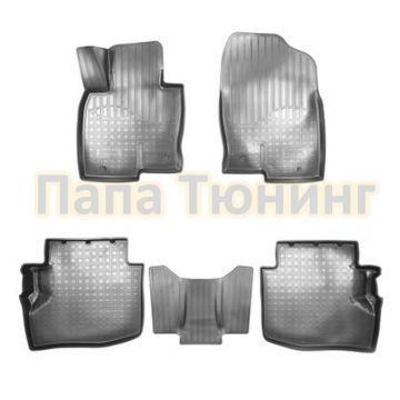 Коврики 3D в салон Norplast полиуретан чёрные для Mazda CX-9 2017-
