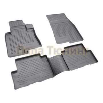 Коврики в салон полиуретан 4 штуки Autofamily для Mitsubishi Pajero 3 2000-2006 Коврики в салон полиуретан 4 штуки Autofamily для Mitsubishi Pajero 3 2000-2006
