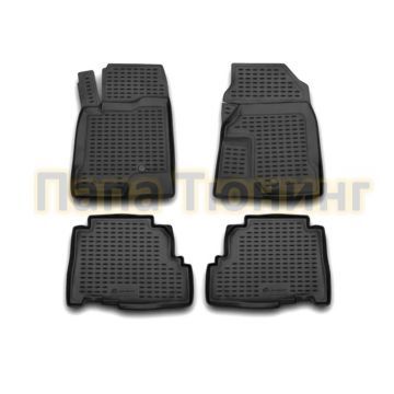 Коврики в салон полиуретан 4 штуки Autofamily для Opel Antara 2006-2010
