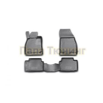 Коврики в салон полиуретан 4 штуки Autofamily для Opel Insignia 2008-