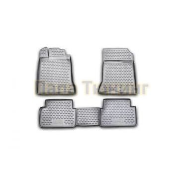 Коврики в салон полиуретан 4 штуки Autofamily для Renault Laguna 3 2007-