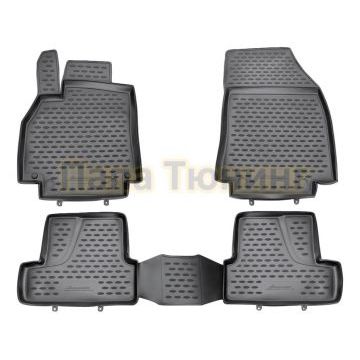 Коврики в салон полиуретан 4 штуки Autofamily для Renault Megane 2009-2015