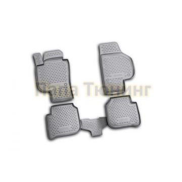 Коврики в салон полиуретан 4 штуки Autofamily для Skoda Superb 2008-2015 Коврики в салон полиуретан 4 штуки Autofamily для Skoda Superb 2008-2015
