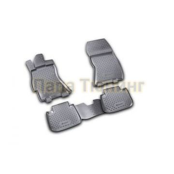 Коврики в салон полиуретан 4 штуки Autofamily для Subaru Legacy 2009-2015