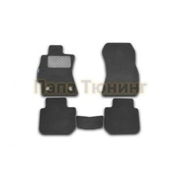 Коврики в салон текстиль 5 штук Autofamily для Subaru Legacy 2009-2015