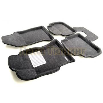 Коврики текстильные 3D Euromat чёрные Original Lux для Cadillac XT5 2016-