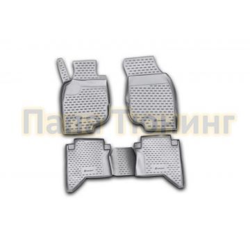 Коврики в салон полиуретан 4 штуки Autofamily для Toyota Hilux 2005-2011 Коврики в салон полиуретан 4 штуки Autofamily для Toyota Hilux 2005-2011