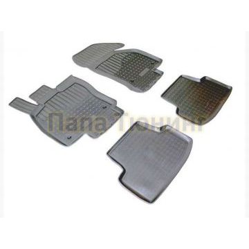 Коврики в салон Norplast полиуретан чёрные для Volkswagen Golf 7 2013-