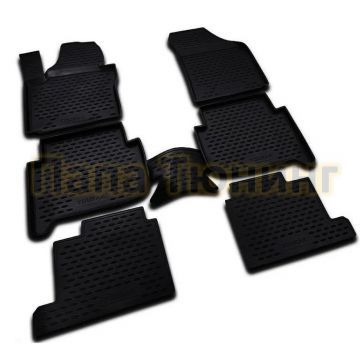 Коврики в салон полиуретан серые 6 штук для 7 мест Autofamily для Volkswagen Touran 2006-2010 Коврики в салон полиуретан серые 6 штук для 7 мест Autofamily для Volkswagen Touran 2006-2010