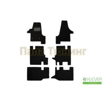Коврики в салон Klever Standard 6 штук на минивен для Volkswagen Transporter T5 2003-2015 Коврики в салон Klever Standard 6 штук на минивен для Volkswagen Transporter T5 2003-2015