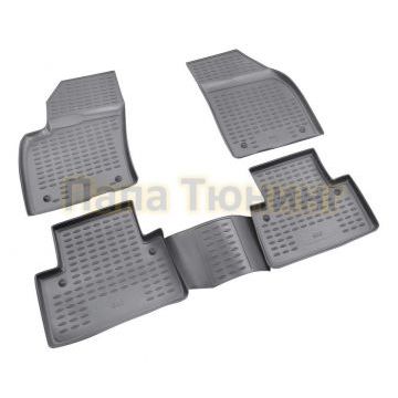 Коврики в салон полиуретан 4 штуки Autofamily для Volvo S40 2003-2012