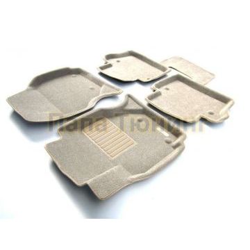 Коврики текстильные 3D Euromat бежевые Original Business для Volvo S80/XC70 2006-2016