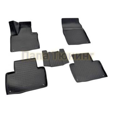Коврики в салон Norplast полиуретан чёрные 5 мест для Volvo XC90 2015-