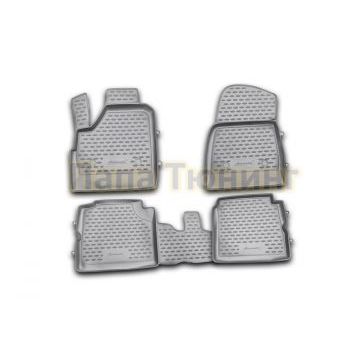 Коврики в салон полиуретан 4 штуки для 5 дверей Autofamily для Нива ВАЗ 2131 2009- Коврики в салон полиуретан 4 штуки для 5 дверей Autofamily для Нива ВАЗ 2131 2009-