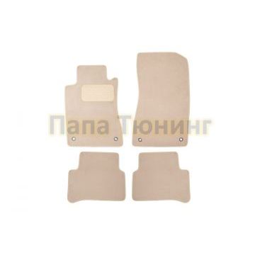 Коврики в салон Klever Premium бежевые 4 штуки на хетчбек 5 дверей с АКПП для BMW 1 E87 2004-2011 Коврики в салон Klever Premium бежевые 4 штуки на хетчбек 5 дверей с АКПП для BMW 1 E87 2004-2011