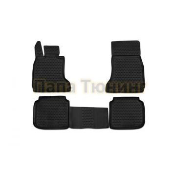 Коврики в салон полиуретан 4 штуки Autofamily для BMW 7 F01-F04 2008-2015