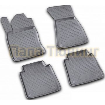 Коврики в салон полиуретан 4 штуки Autofamily для Audi A8 2002-2009 Коврики в салон полиуретан 4 штуки Autofamily для Audi A8 2002-2009