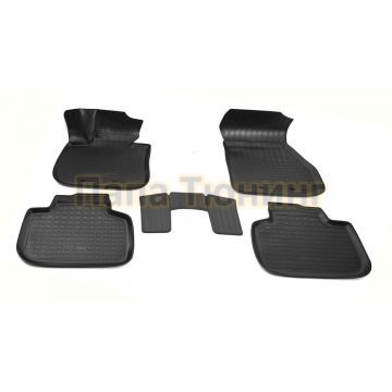 Коврики в салон Norplast 3D полиуретан чёрные для BMW X1 2015-