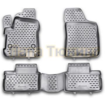 Коврики в салон полиуретан 4 штуки Autofamily для Chery IndiS 2011- Коврики в салон полиуретан 4 штуки Autofamily для Chery IndiS 2011-