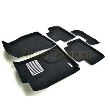 Коврики текстильные 3D Euromat чёрные Original Lux для Chrysler 300C 2004-2010