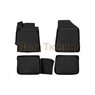 Коврики в салон Autofamily полиуретан 4 штуки для Citroen Berlingo 2002-2008