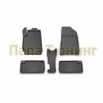 Коврики в салон полиуретан серые 5 штук Autofamily для Citroen Xsara Picasso 2000-2010 Коврики в салон полиуретан серые 5 штук Autofamily для Citroen Xsara Picasso 2000-2010