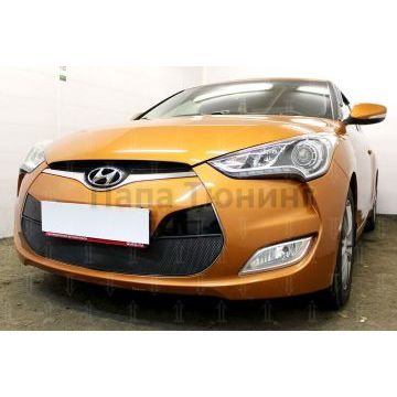 Защита радиатора Hyundai Veloster 2012-2016 black