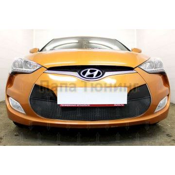 Защита радиатора Hyundai Veloster 2012-2016 black