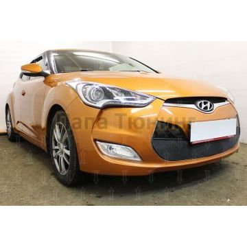 Защита радиатора Hyundai Veloster 2012-2016 black