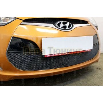 Защита радиатора Hyundai Veloster 2012-2016 black