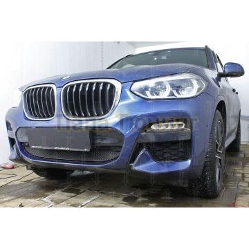 Защита радиатора BMW X3 III (G01) (xDrive AT / xDrive AT M Sport) 2017- black низ PREMIUM