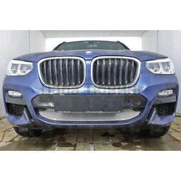 Защита радиатора BMW X3 III (G01) (xDrive AT / xDrive AT M Sport) 2017- chrome низ PREMIUM