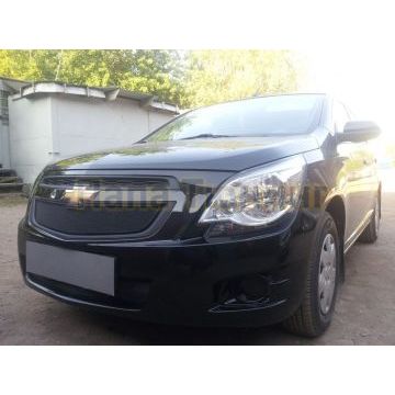 Защита радиатора Ravon R4 2016- / Chevrolet Cobalt 2013- chrome низ