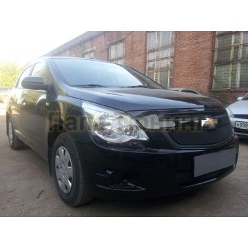 Защита радиатора Ravon R4 2016- / Chevrolet Cobalt 2013- chrome низ