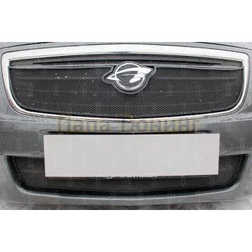 Защита радиатора Ravon R4 2016- black верх