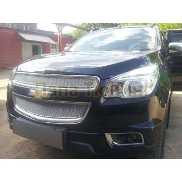 Защита радиатора Chevrolet Trailblazer 2013- (2 части) chrome PREMIUM