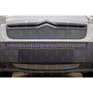 Защита радиатора Peugeot Boxer 2014- (2 части) / Fiat Ducato IV 2014- / Citroen Jumper 2014- (2 части) chrome низ
