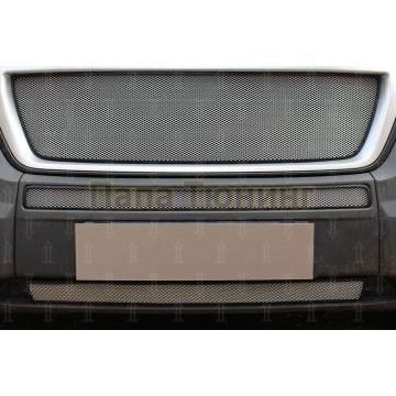 Защита радиатора Peugeot Boxer 2014- (2 части) / Fiat Ducato IV 2014- / Citroen Jumper 2014- (2 части) chrome низ