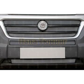 Защита радиатора Peugeot Boxer 2014- (2 части) / Fiat Ducato IV 2014- / Citroen Jumper 2014- (2 части) chrome низ