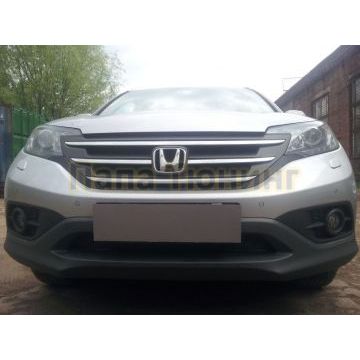 Защита радиатора Honda CR-V IV 2012-2015 2.0 black PREMIUM