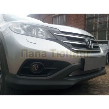 Защита радиатора Honda CR-V IV 2012-2015 2.0 chrome PREMIUM