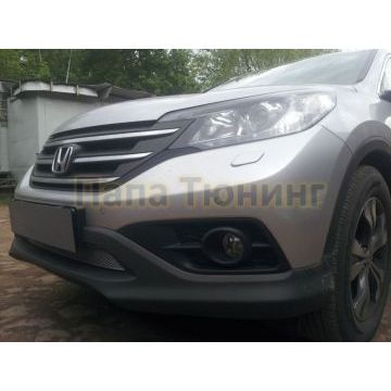 Защита радиатора Honda CR-V IV 2012-2015 2.0 chrome PREMIUM