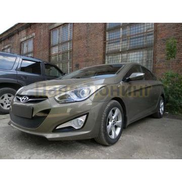 Защита радиатора Hyundai I40 2012-2015 black PREMIUM