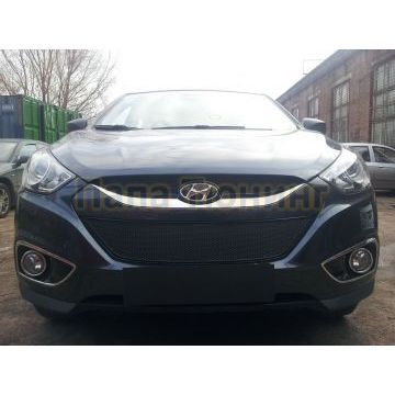 Защита радиатора Hyundai IX35 2010- black PREMIUM
