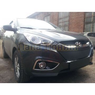 Защита радиатора Hyundai IX35 2010- black PREMIUM