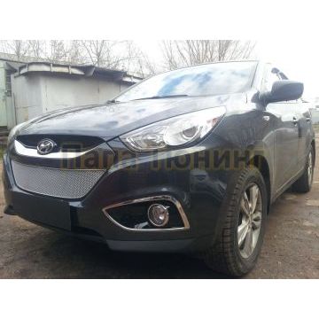 Защита радиатора Hyundai IX35 2010- chrome PREMIUM