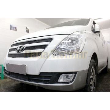 Защита радиатора Hyundai Starex H1 II 2015-2018 black низ